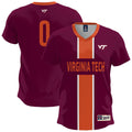 Maroon Virginia Tech Hokies Lightweight Soccer Fashion Jersey