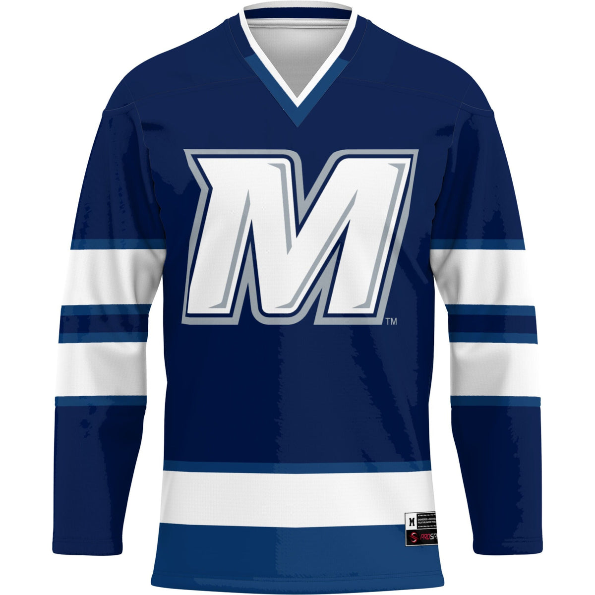 Monmouth Hawks Hockey Jersey - Navy