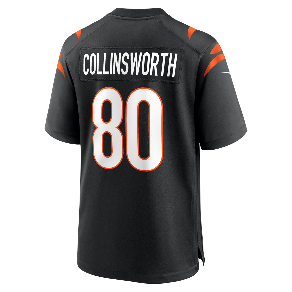 Cincinnati Bengals Cris Collinsworth Black Team Retired Player Game Football Jersey