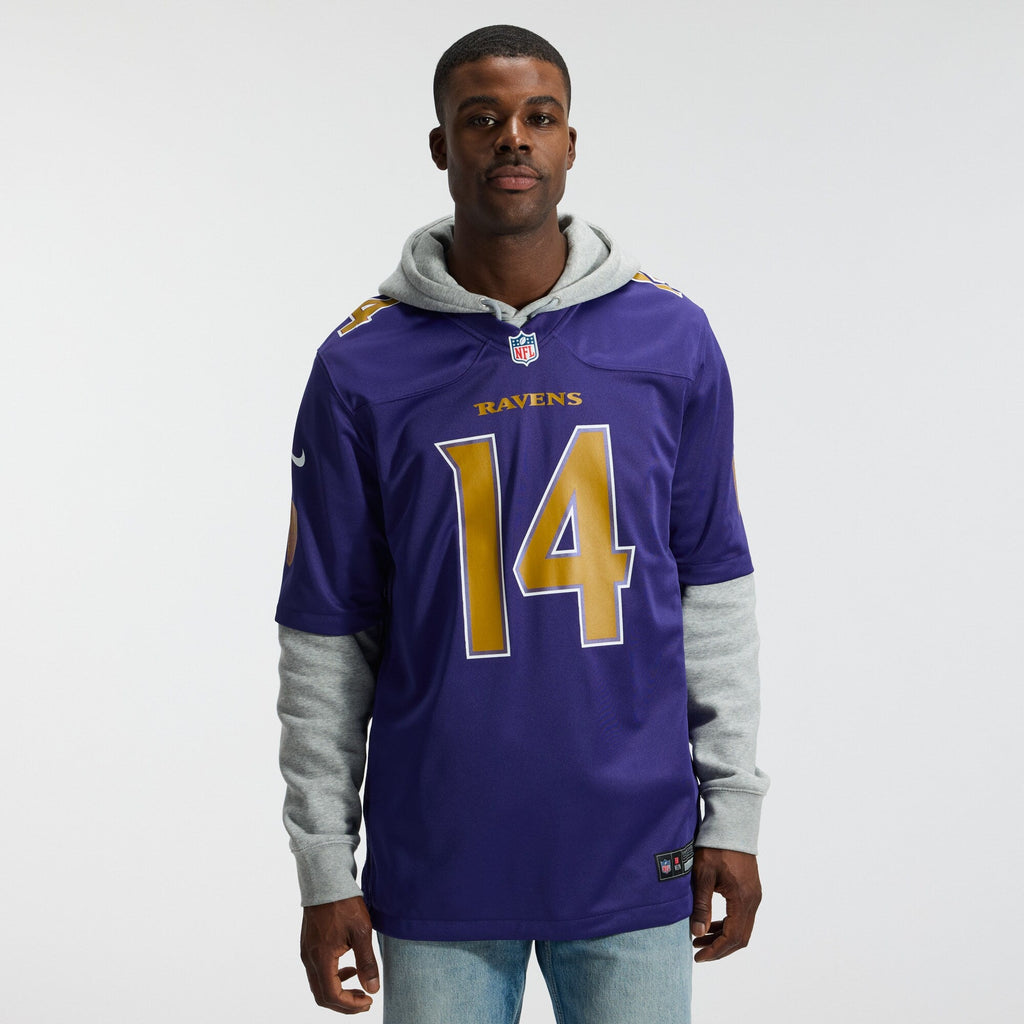 Baltimore Ravens Kyle Hamilton Purple Alternate Game Football Jersey