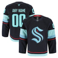 Seattle Kraken Navy Home Pro Custom Jersey