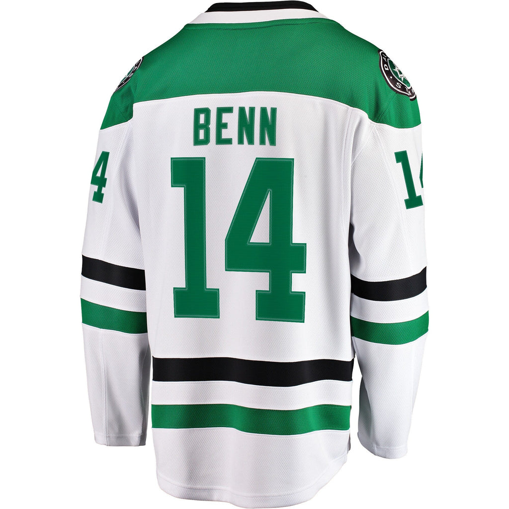 Dallas Stars Jamie Benn White Breakaway Hockey Jersey