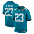 Jacksonville Jaguars Foyesade Oluokun Teal Game Player Football Jersey