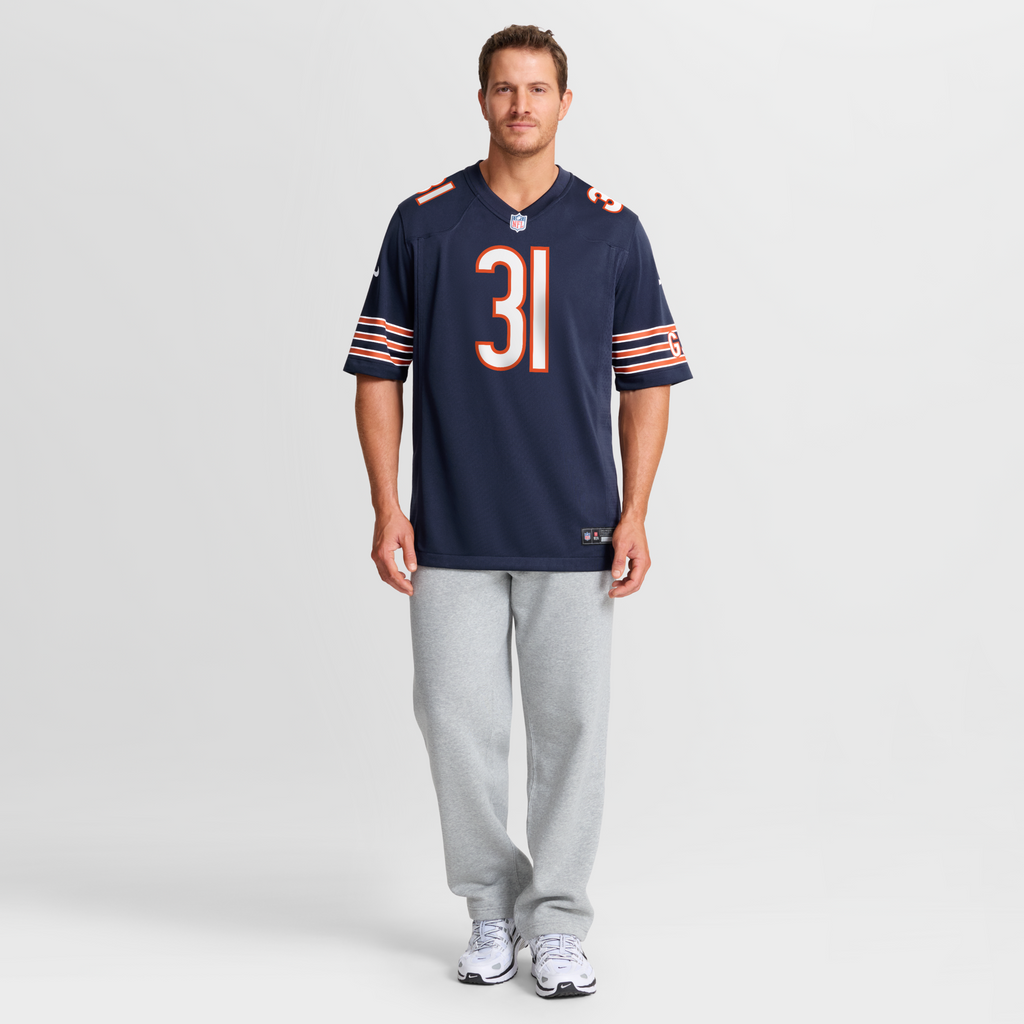 Chicago Bears Dillon Thieneman Navy 2026 NFL Draft First Round Pick No. 25 Team Game Football Jersey