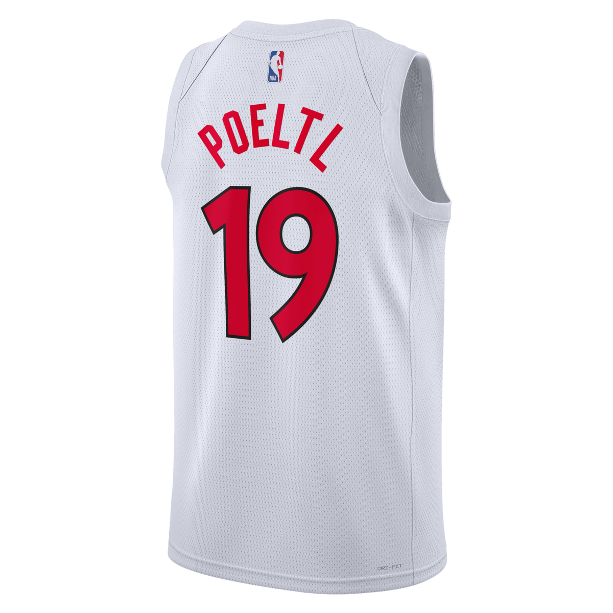 Toronto Raptors Association Edition Swingman Jersey - White - Jakob Poeltl