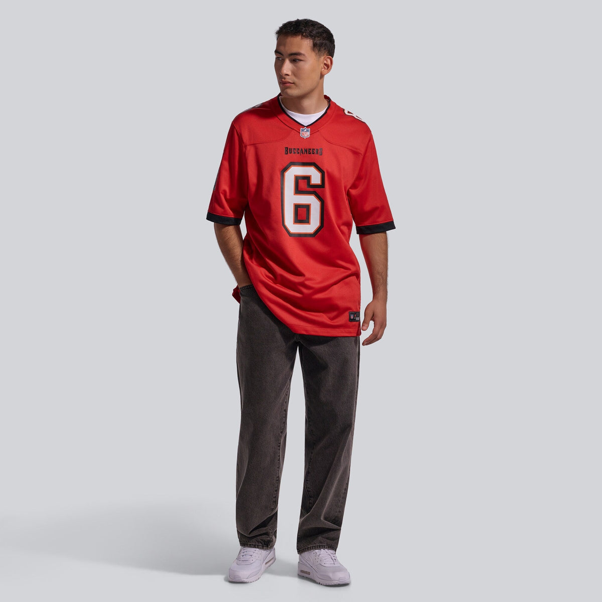 Tampa Bay Buccaneers Baker Mayfield Red Team Game Football Jersey