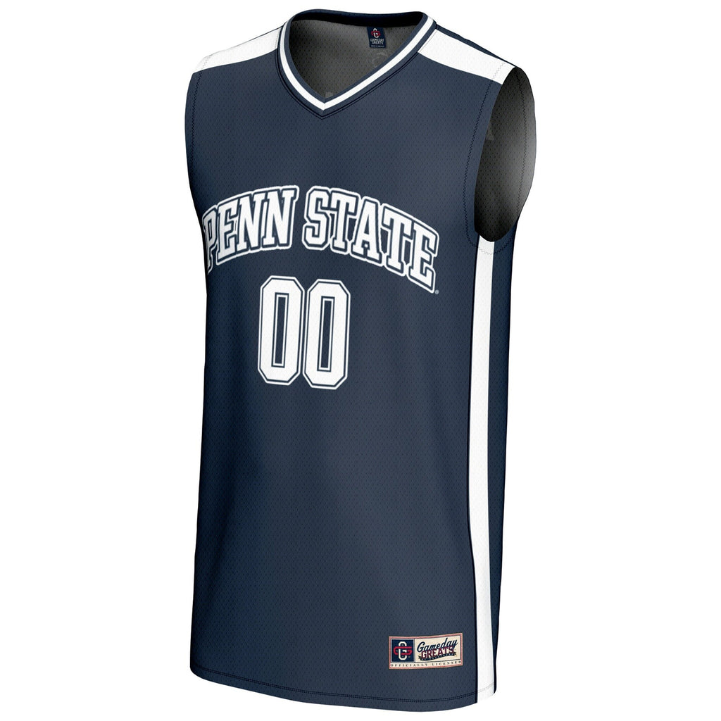 Penn State Nittany Lions NIL Pick-A-Player Lightweight Collegiate Basketball Fashion Jersey - Navy