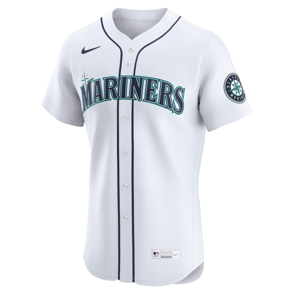 Seattle Mariners White Home Elite Baseball Jersey
