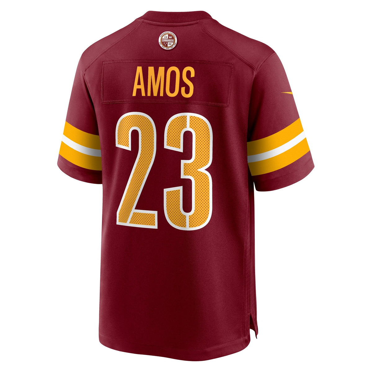 Washington Commanders Trey Amos Burgundy Team Game Football Jersey