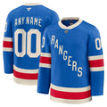 New York Rangers Blue Centennial Premium Custom Jersey