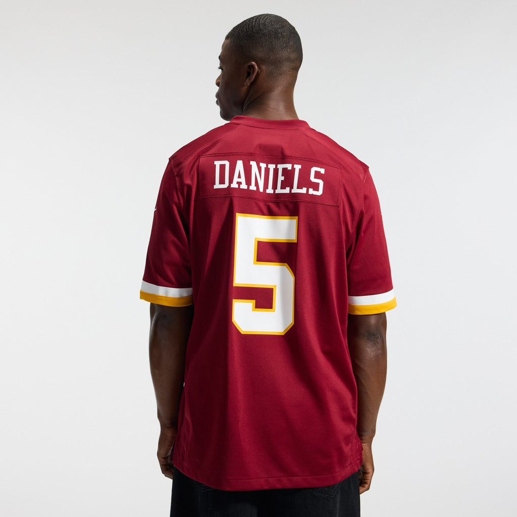 Washington Commanders Jayden Daniels Burgundy Game Football Jersey