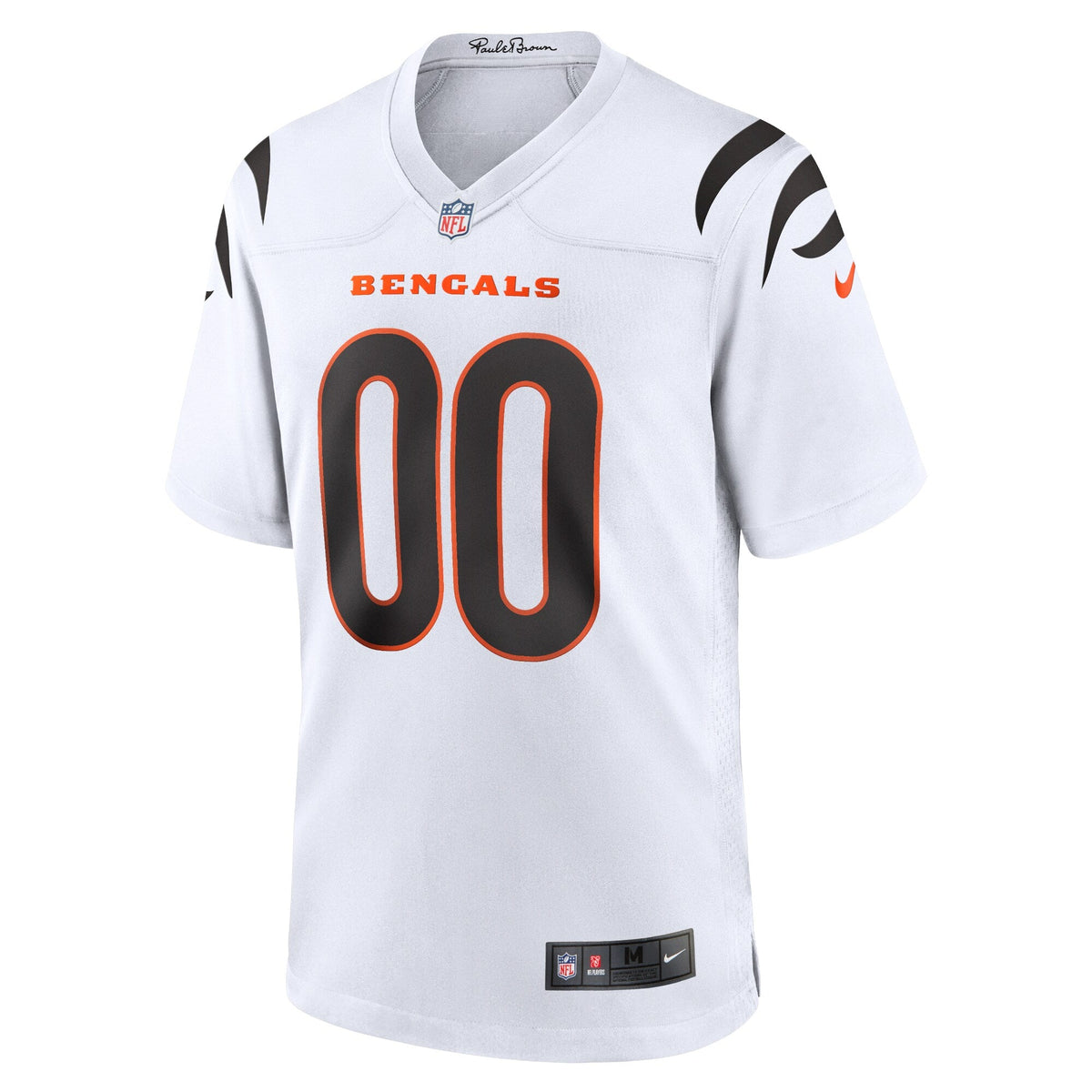 Cincinnati Bengals White Game Custom Football Jersey