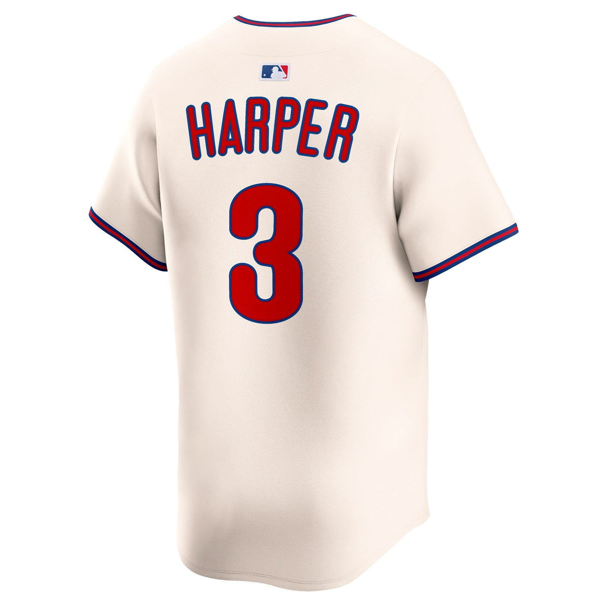Philadelphia Phillies Bryce Harper Cream Alternate Limited Baseball Jersey