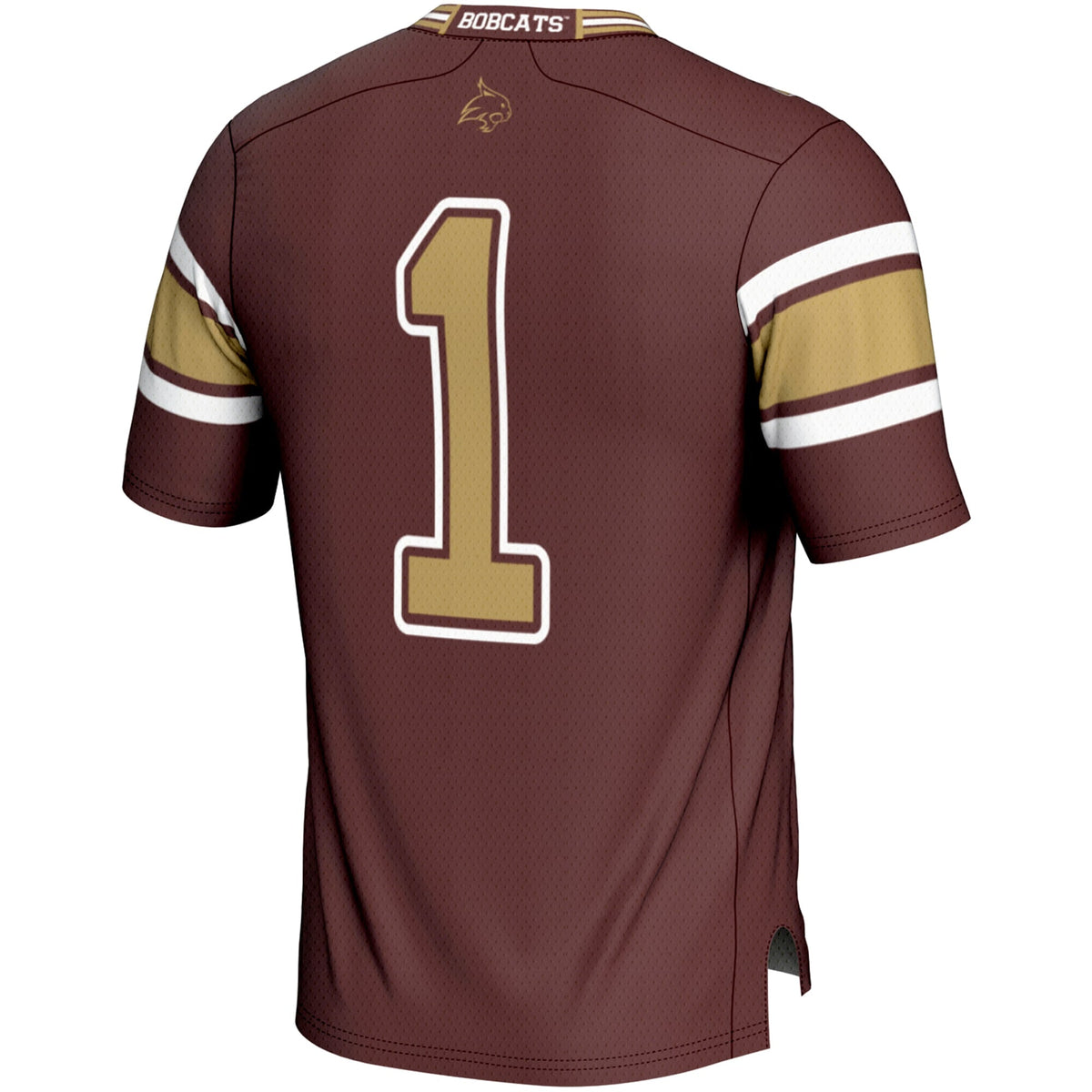 #1 Texas State Bobcats Endzone Football Jersey - Maroon