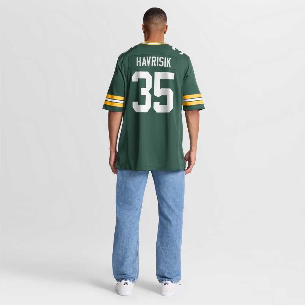 Green Bay Packers Lucas Havrisik Green Team Game Football Jersey
