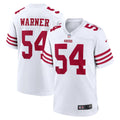 San Francisco 49ers Fred Warner White Player Game Football Jersey