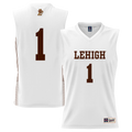#1 Lehigh Mountain Hawks Lightweight Basketball Jersey - White
