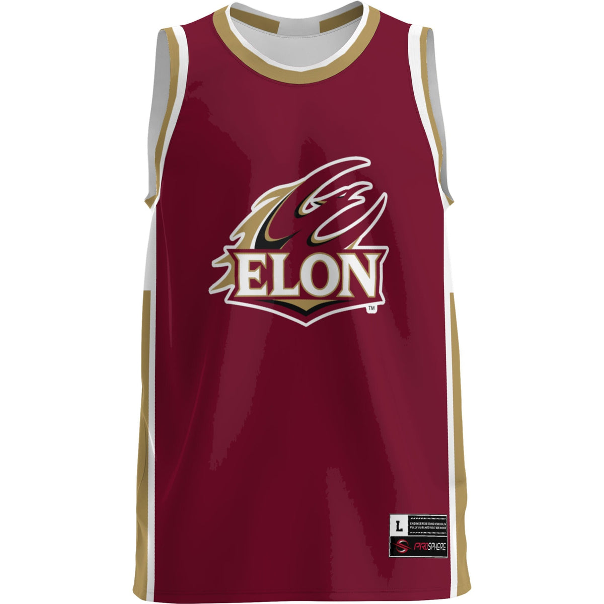 Elon Phoenix Lightweight Basketball Jersey - Maroon