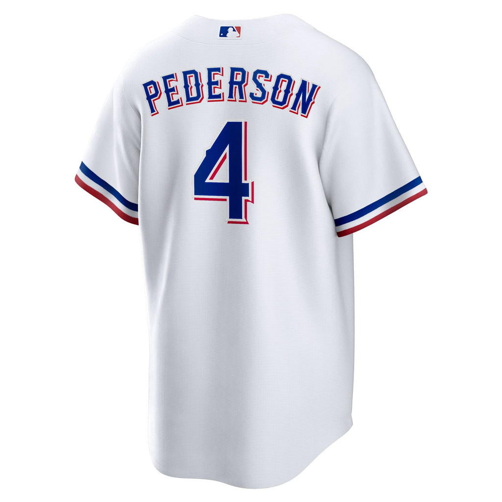 Texas Rangers Joc Pederson White Home Replica Baseball Jersey