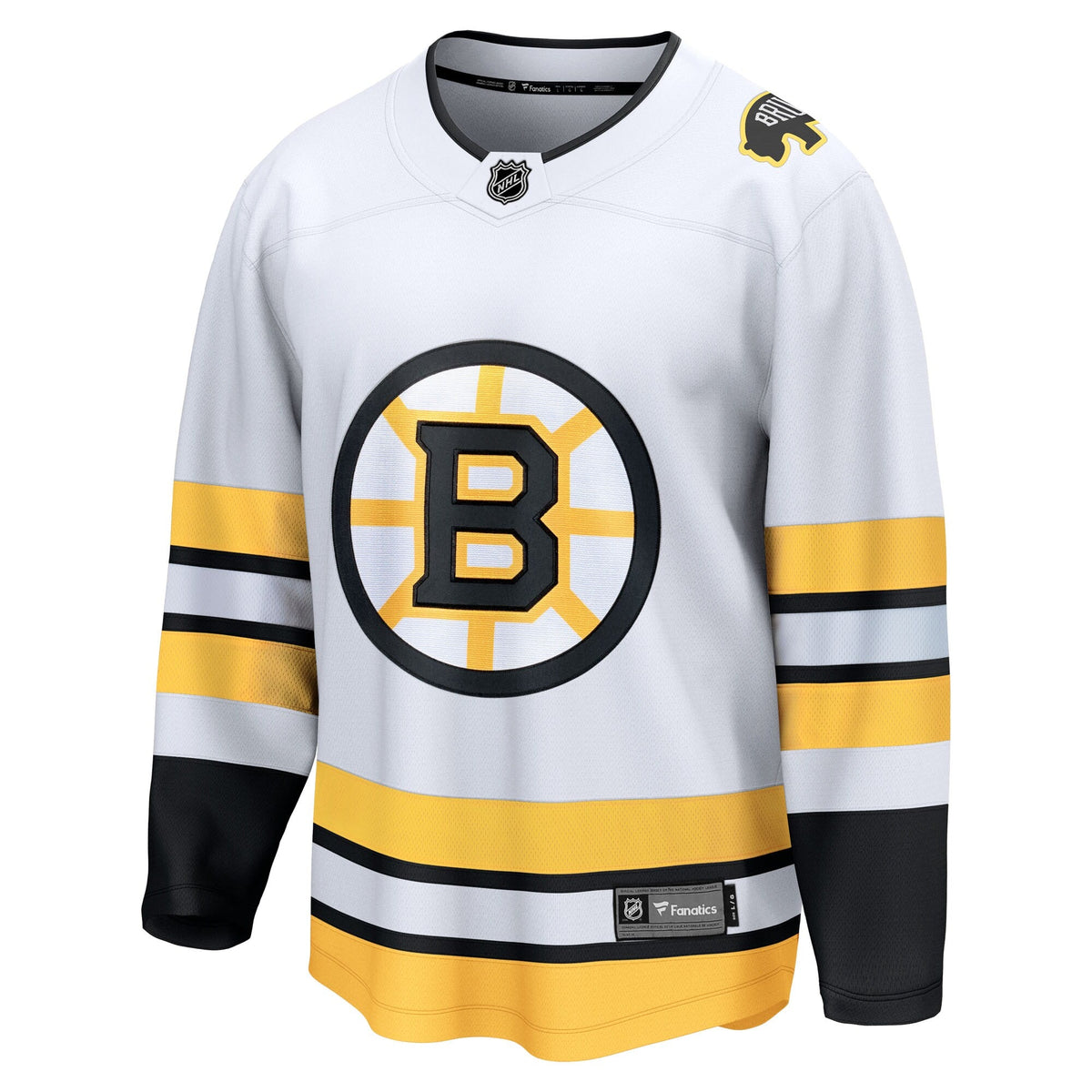 Boston Bruins White Away Breakaway Hockey Jersey