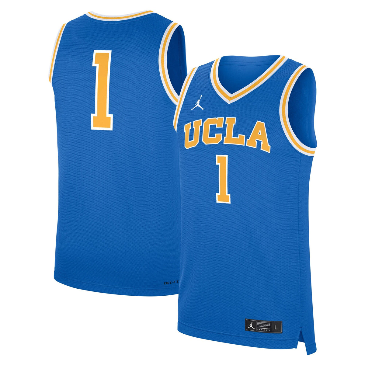 Blue UCLA Bruins Road Replica Basketball Jersey