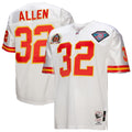 Kansas City Chiefs 1994 Marcus Allen White Throwback Retired Player Football Jersey