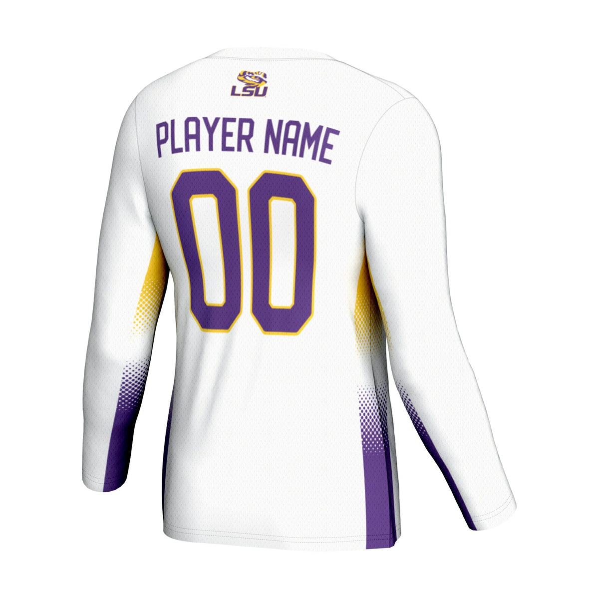 LSU Tigers NIL Lightweight Volleyball Jersey - White