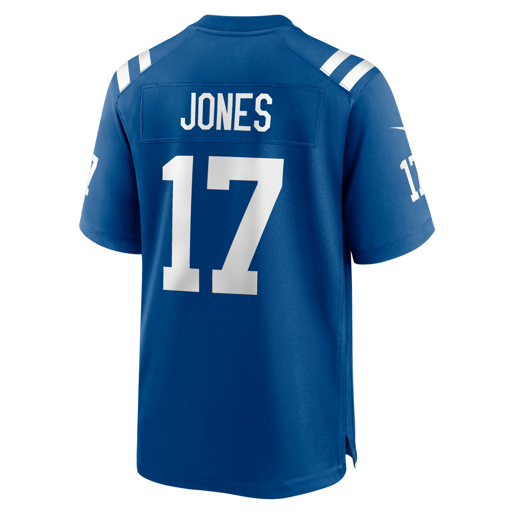 Indianapolis Colts Daniel Jones Royal Team Game Football Jersey