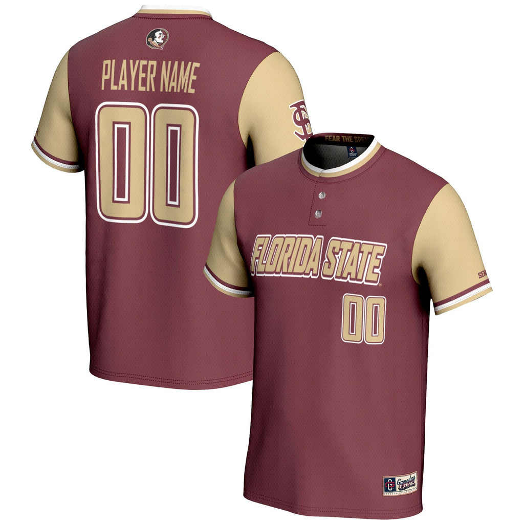 Florida State Seminoles NIL Pick-A-Player Lightweight Softball Jersey – Garnet