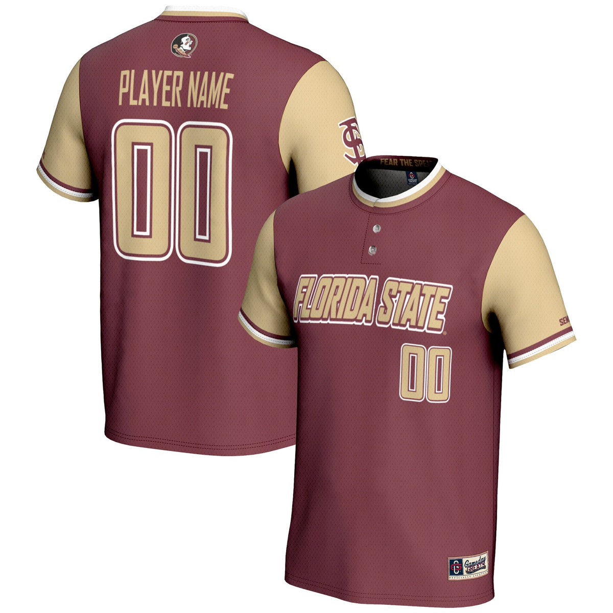Florida State Seminoles NIL Pick-A-Player Lightweight Softball Jersey – Garnet