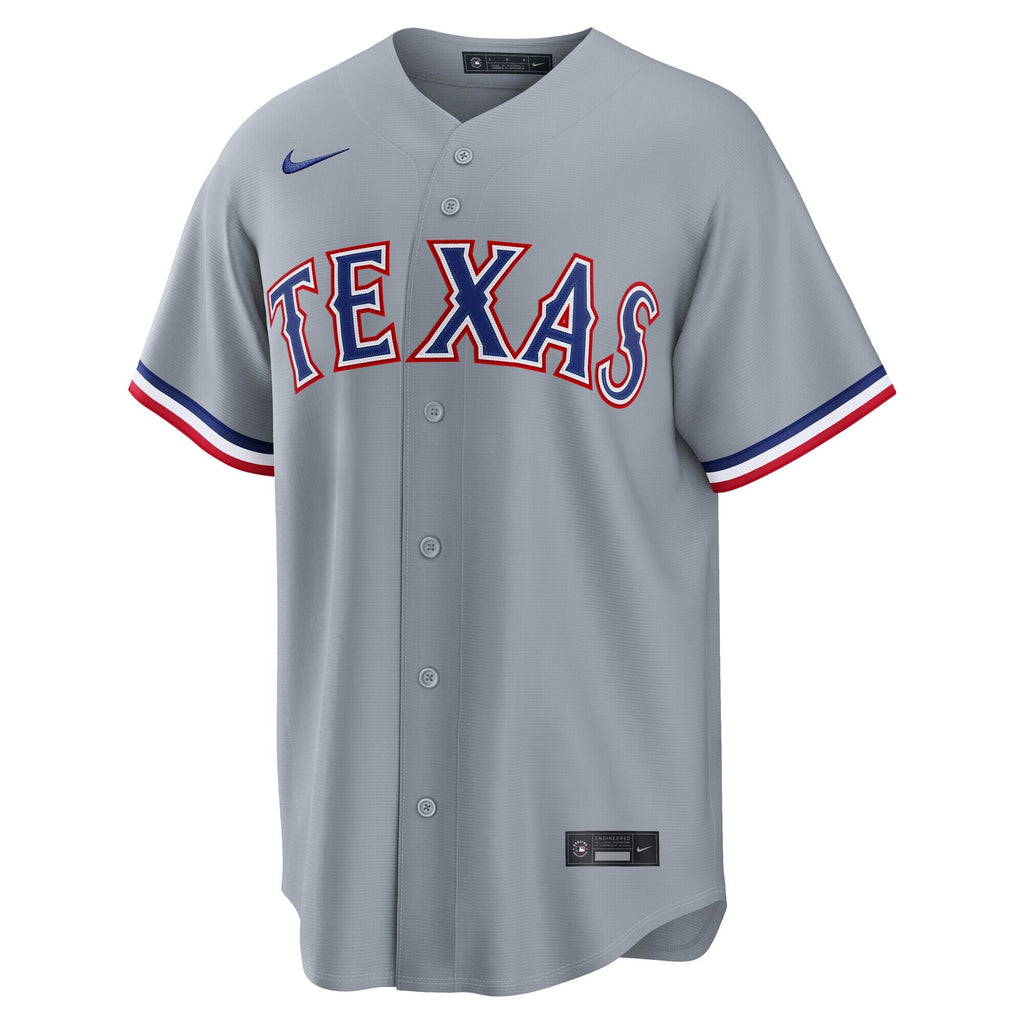 Texas Rangers Corey Seager Gray Road Replica Baseball Jersey