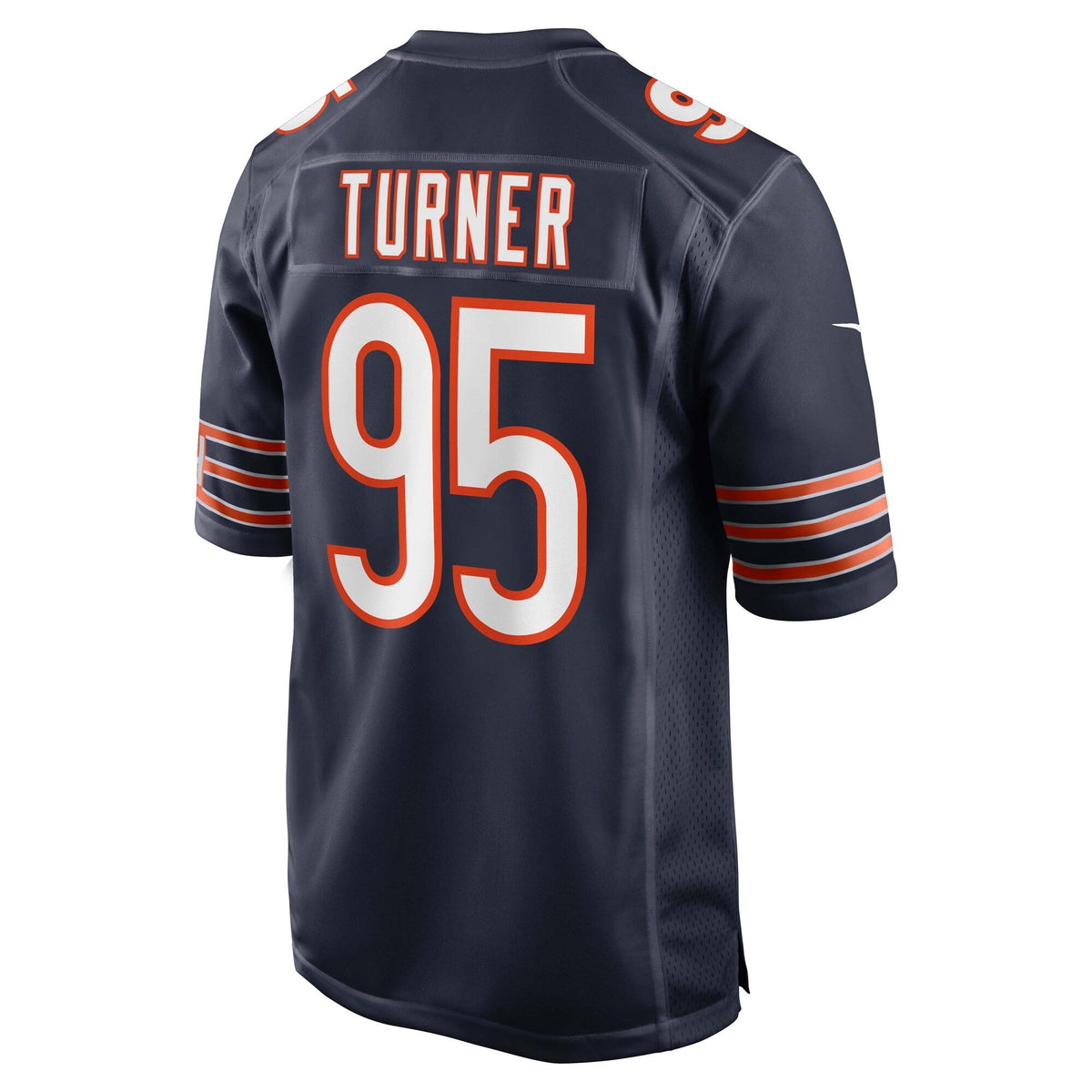 Chicago Bears Shemar Turner Navy Team Game Football Jersey