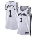 San Antonio Spurs Association Edition Swingman Jersey - White - Victor Wembanyama