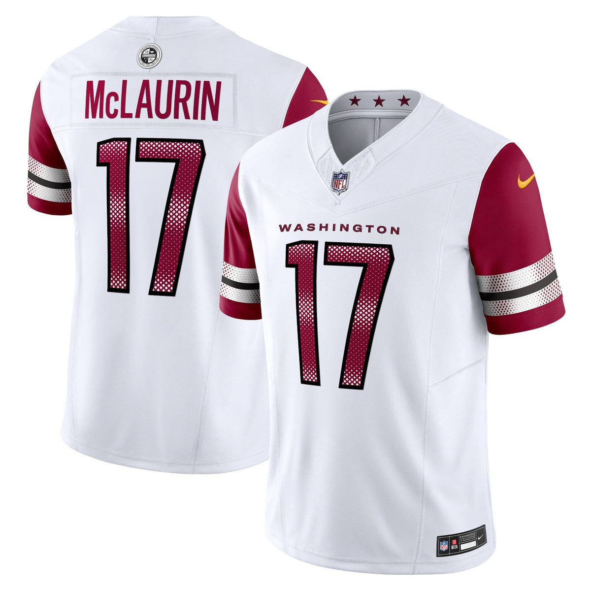 Washington Commanders Terry McLaurin White Vapor F.U.S.E. Limited Football Jersey