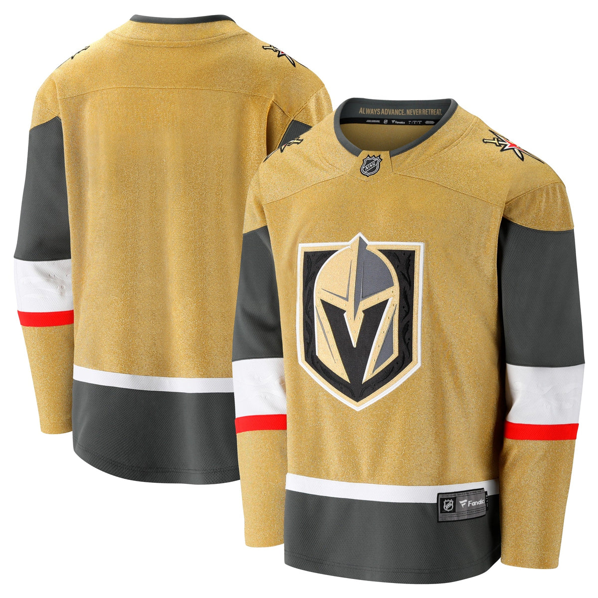 Vegas Golden Knights Gold Home Breakaway Hockey Jersey