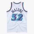 Utah Jazz Karl Malone 1996 Hardwood Classics Swingman Jersey - White