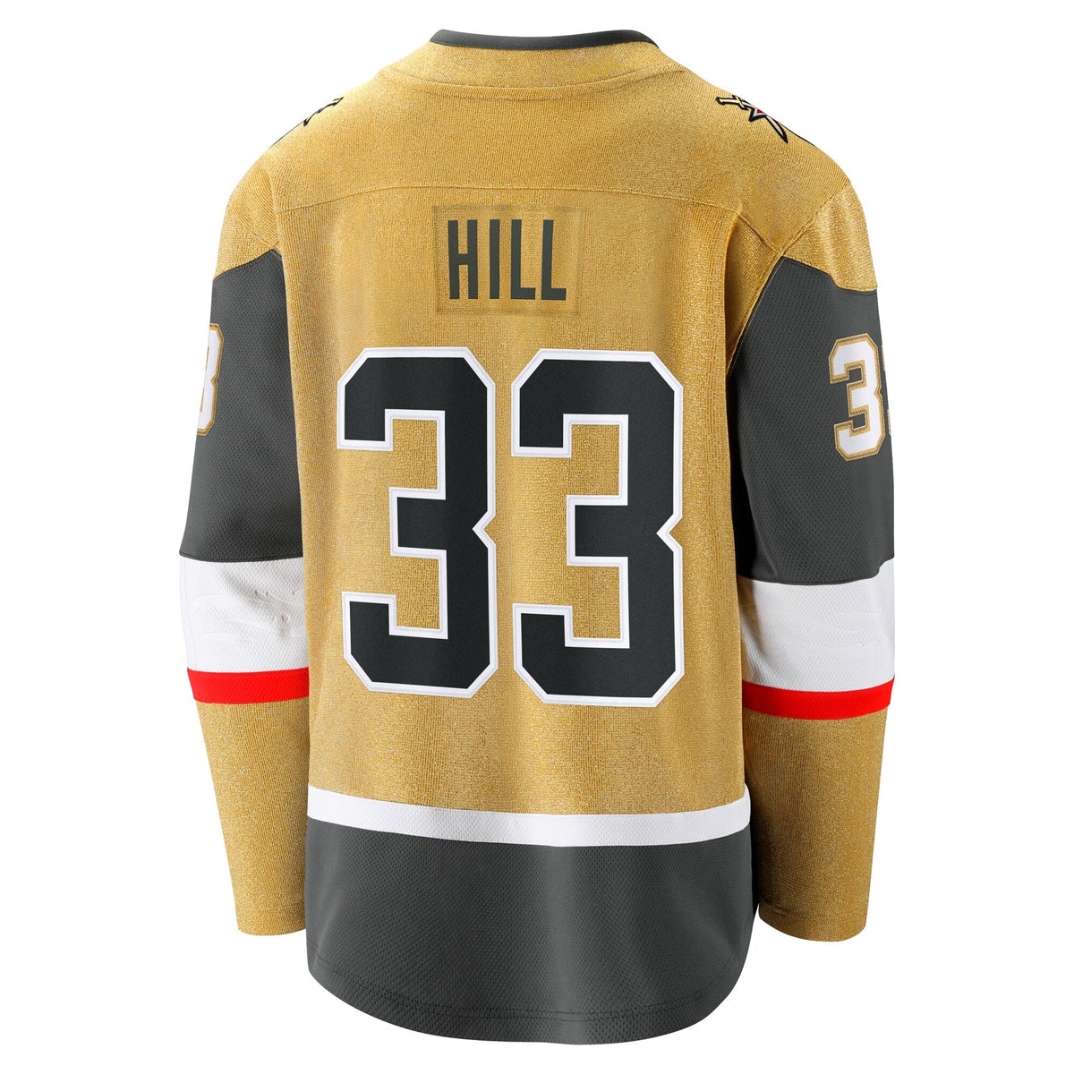 Vegas Golden Knights Adin Hill Gold Home Breakaway Hockey Jersey