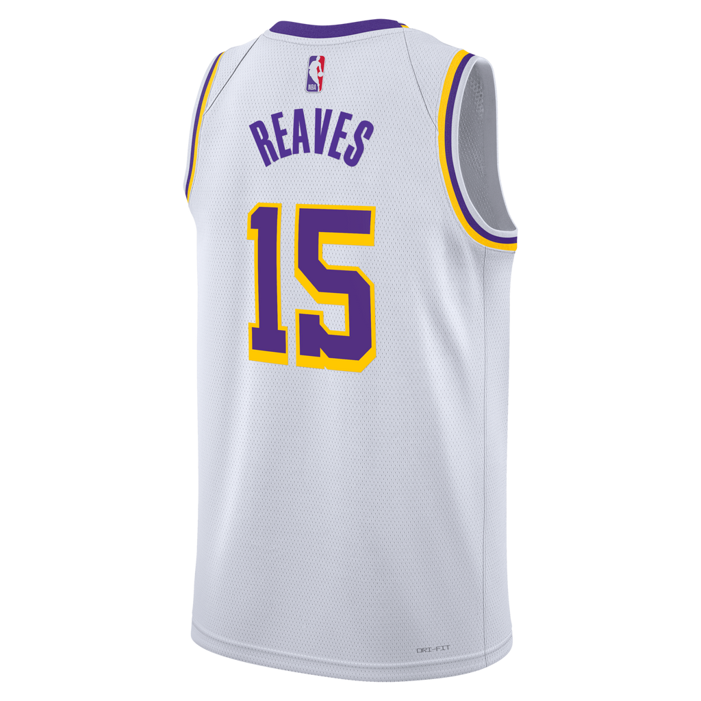 Los Angeles Lakers Association Edition Swingman Jersey - White - Austin Reaves
