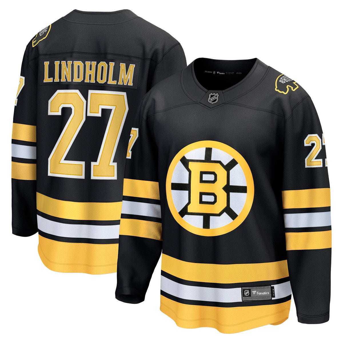 Boston Bruins Hampus Lindholm Black Home Breakaway Player Hockey Jersey