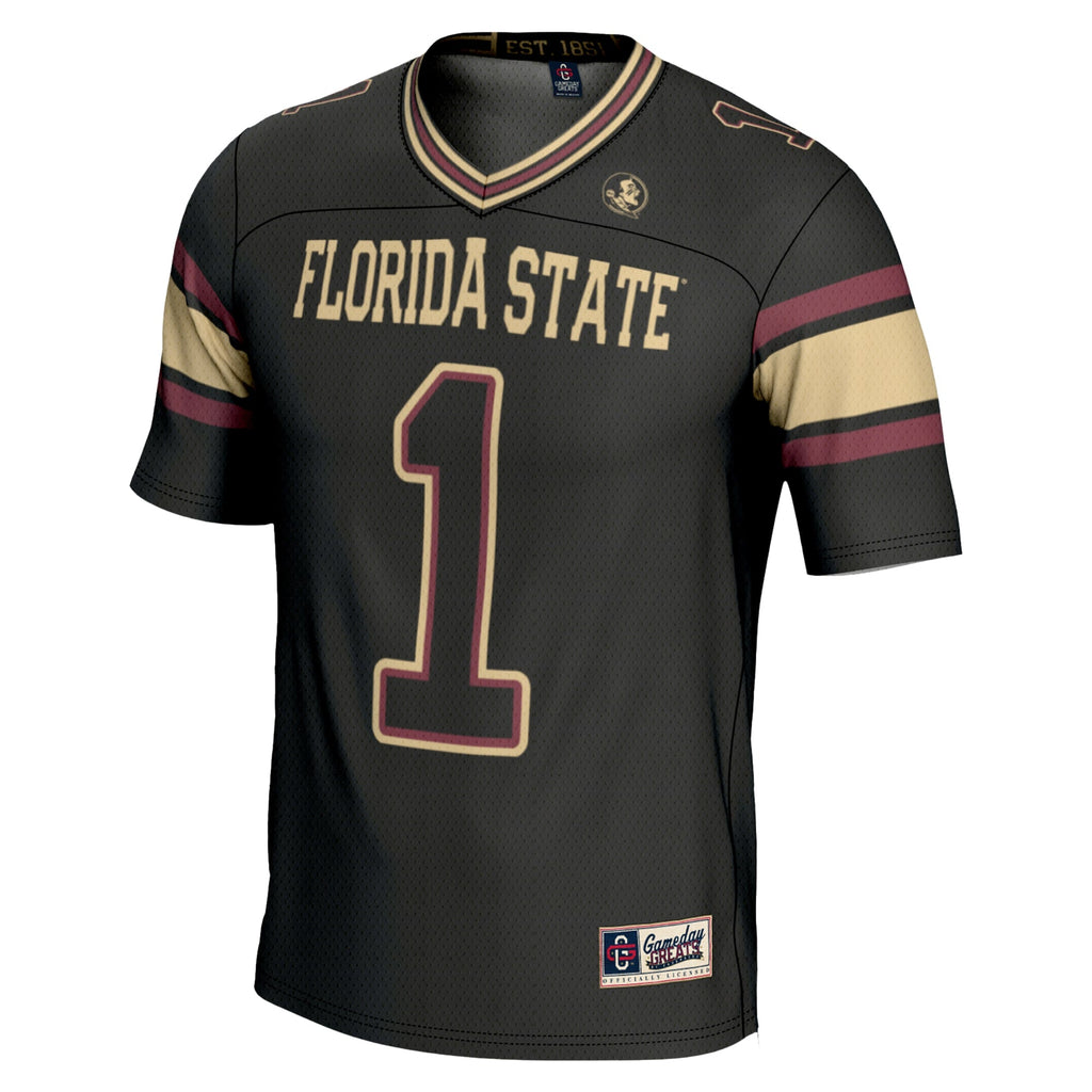 #1 Florida State Seminoles Endzone Football Jersey - Black