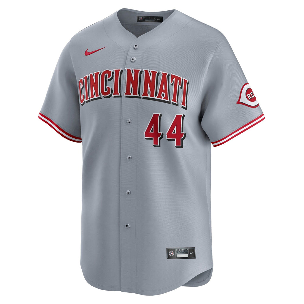 Cincinnati Reds Elly De La Cruz Gray Road Limited Player Baseball Jersey