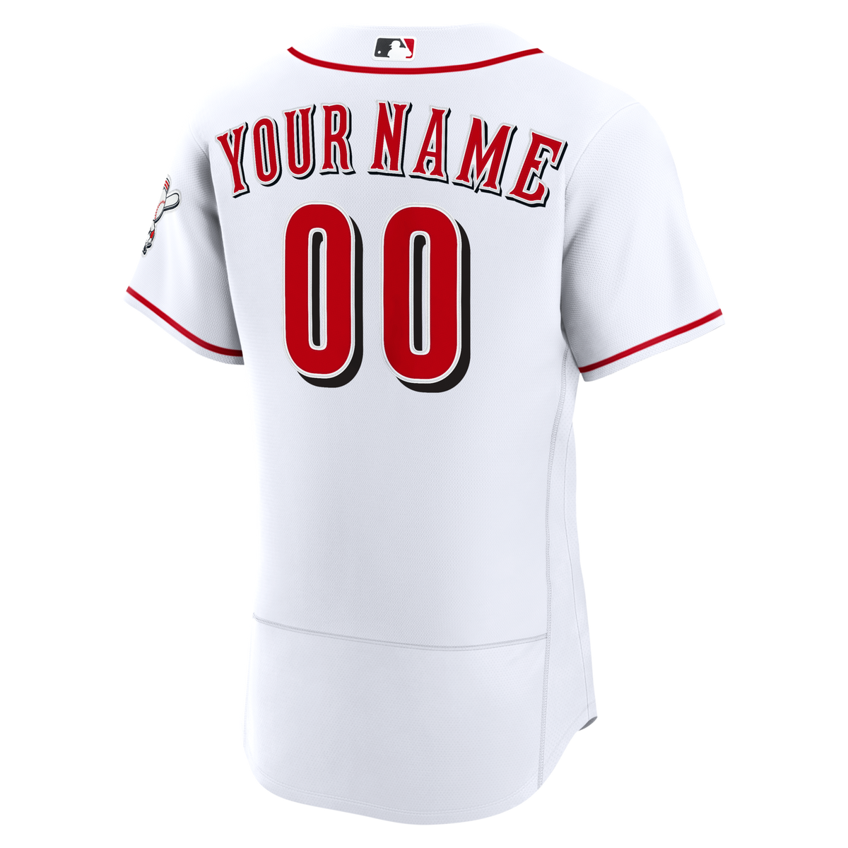 Cincinnati Reds White Home Custom Baseball Jersey