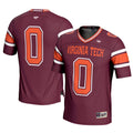 #0 Maroon Virginia Tech Hokies Football Jersey