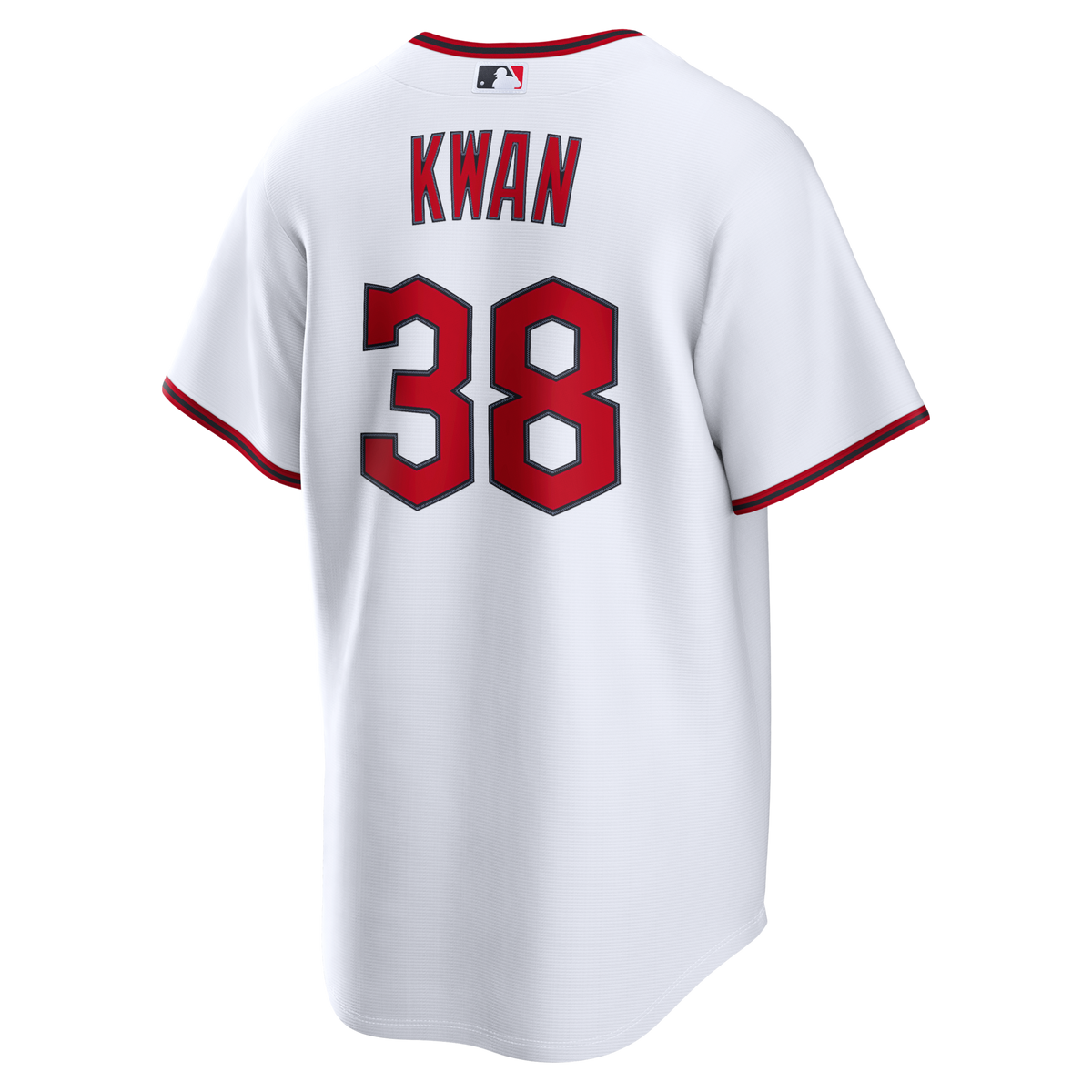 Cleveland Guardians Steven Kwan White Home Replica Baseball Jersey