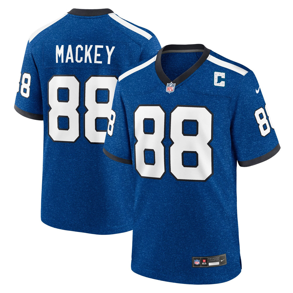 Indianapolis Colts John Mackey Blue Retired Player Alternate Game Football Jersey