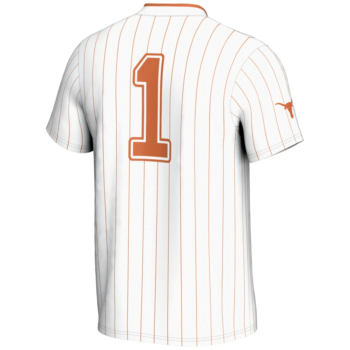 #1 Texas Longhorns Lightweight Softball Jersey - White