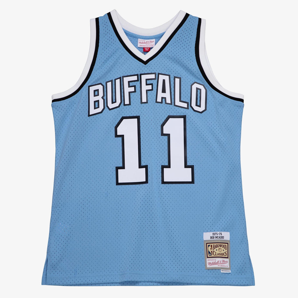 Buffalo Braves Bob McAdoo 1975 Dark Jersey - Columbia Blue