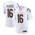 Cincinnati Bengals Joe Flacco White Game Football Jersey