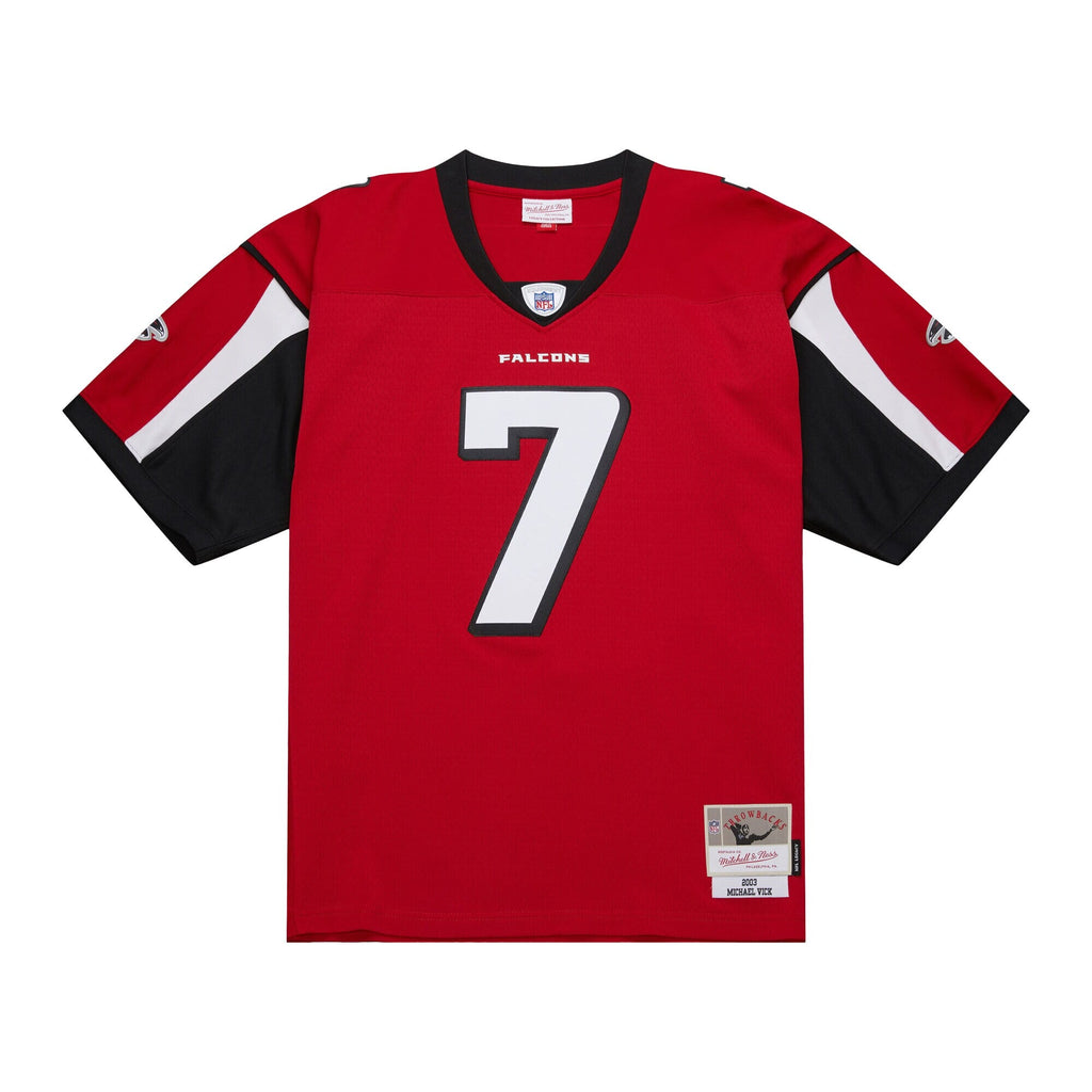 Atlanta Falcons Michael Vick Red 2003 Legacy Replica Football Jersey