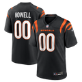 Cincinnati Bengals Cashius Howell Black Team Game Football Jersey